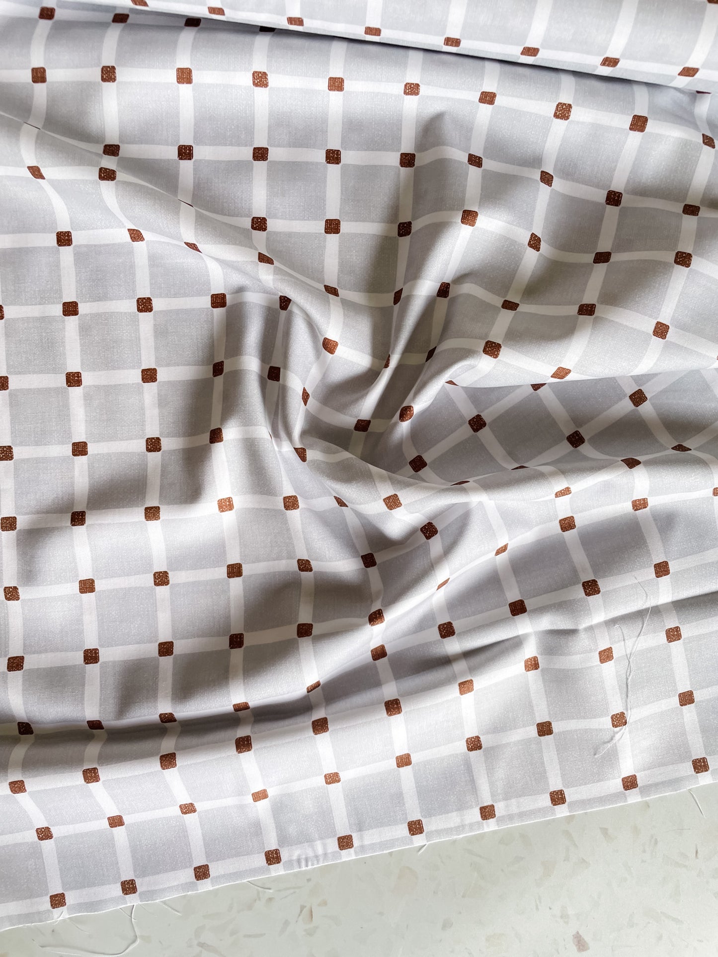 For My Boys Quilting Cotton – Henry in Silver
