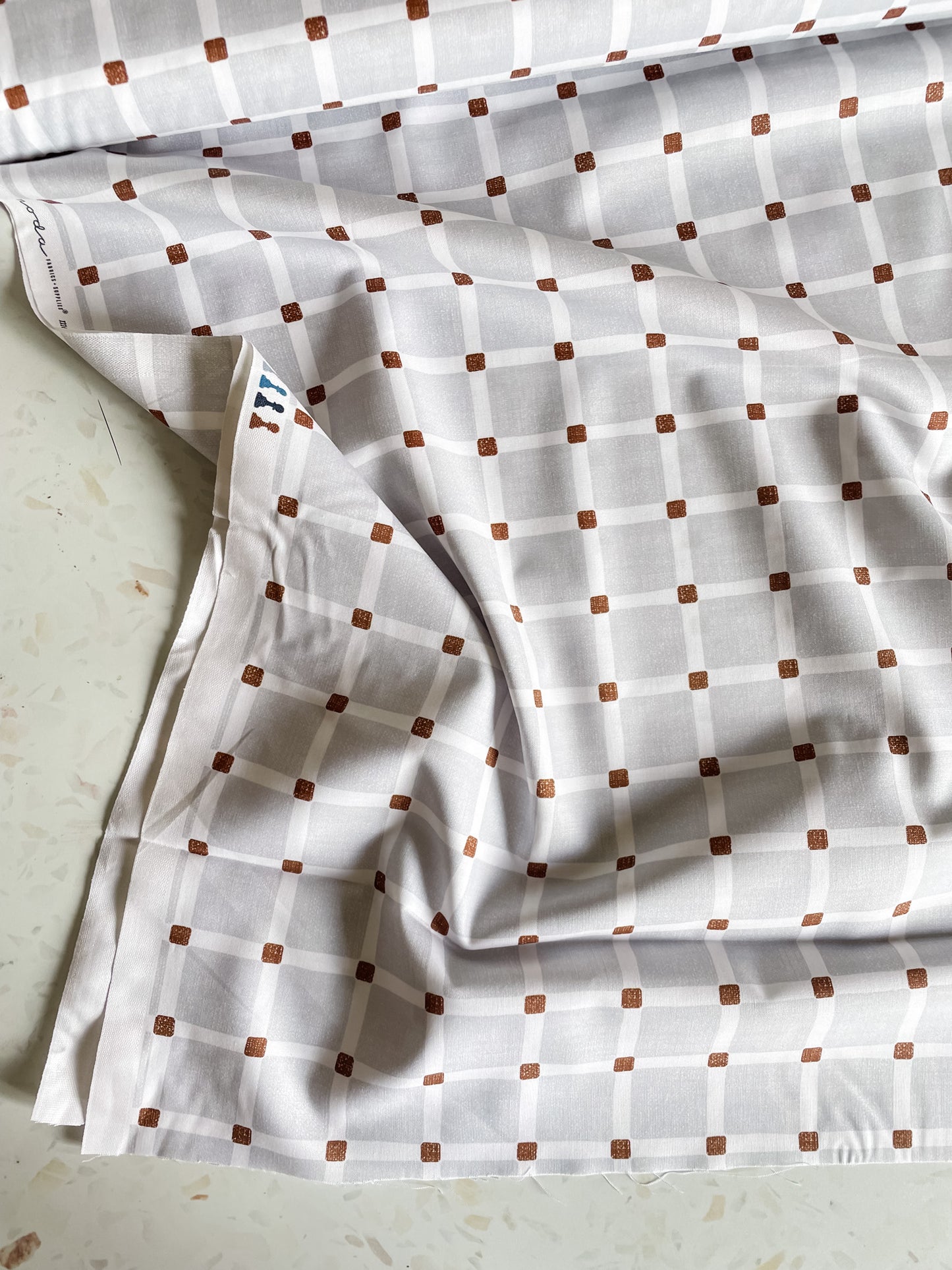 For My Boys Quilting Cotton – Henry in Silver