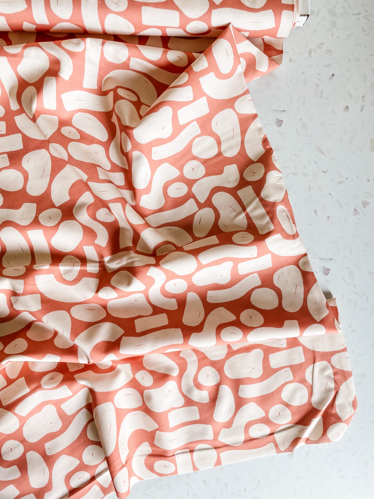 For My Boys Quilting Cotton – Milo in Peach