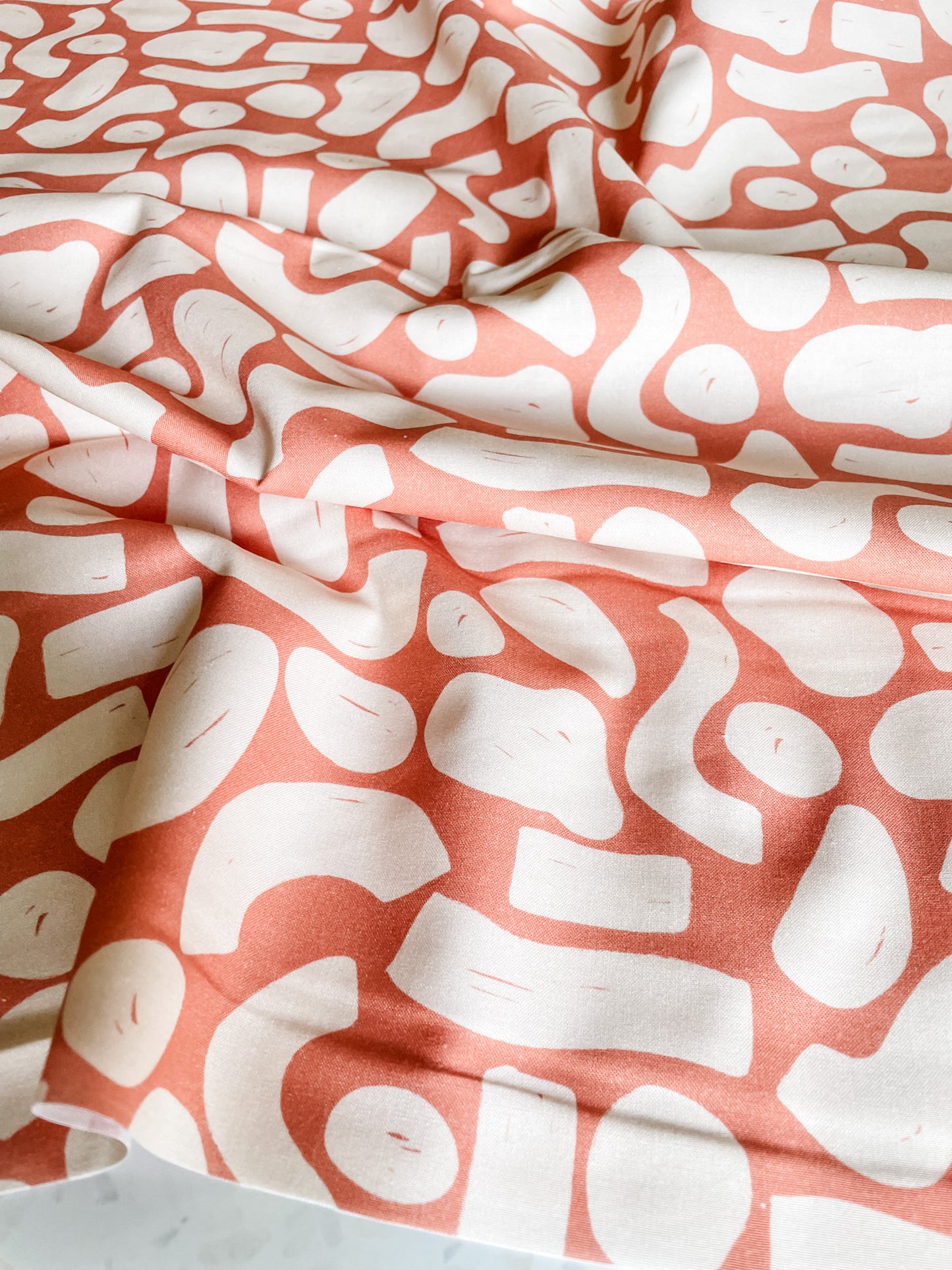 For My Boys Quilting Cotton – Milo in Peach