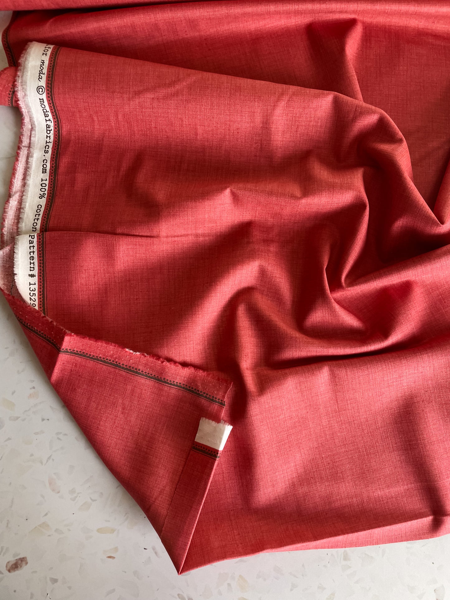 French General Quilting Cotton Solids – Faded Red