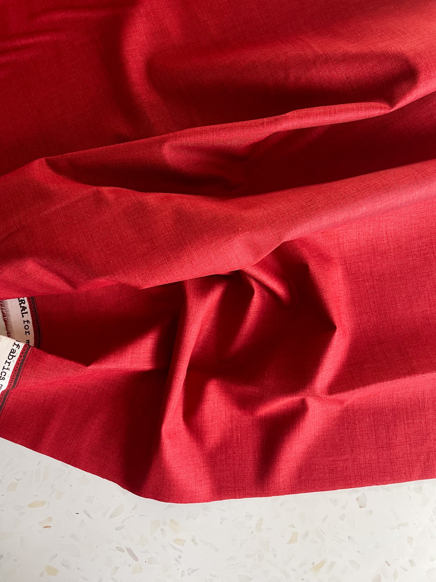 French General Quilting Cotton Solids – Rouge