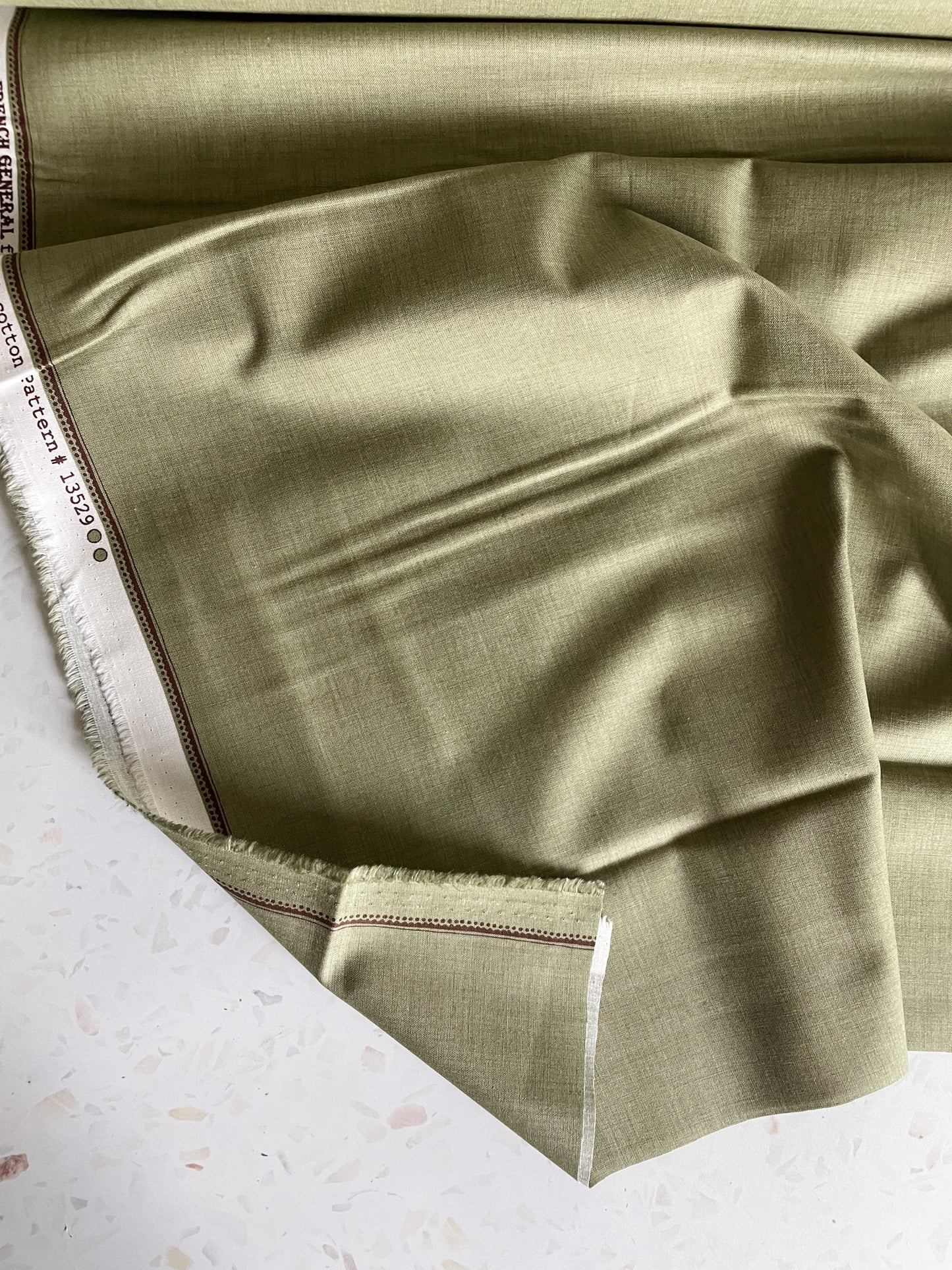 French General Quilting Cotton Solids – Verte