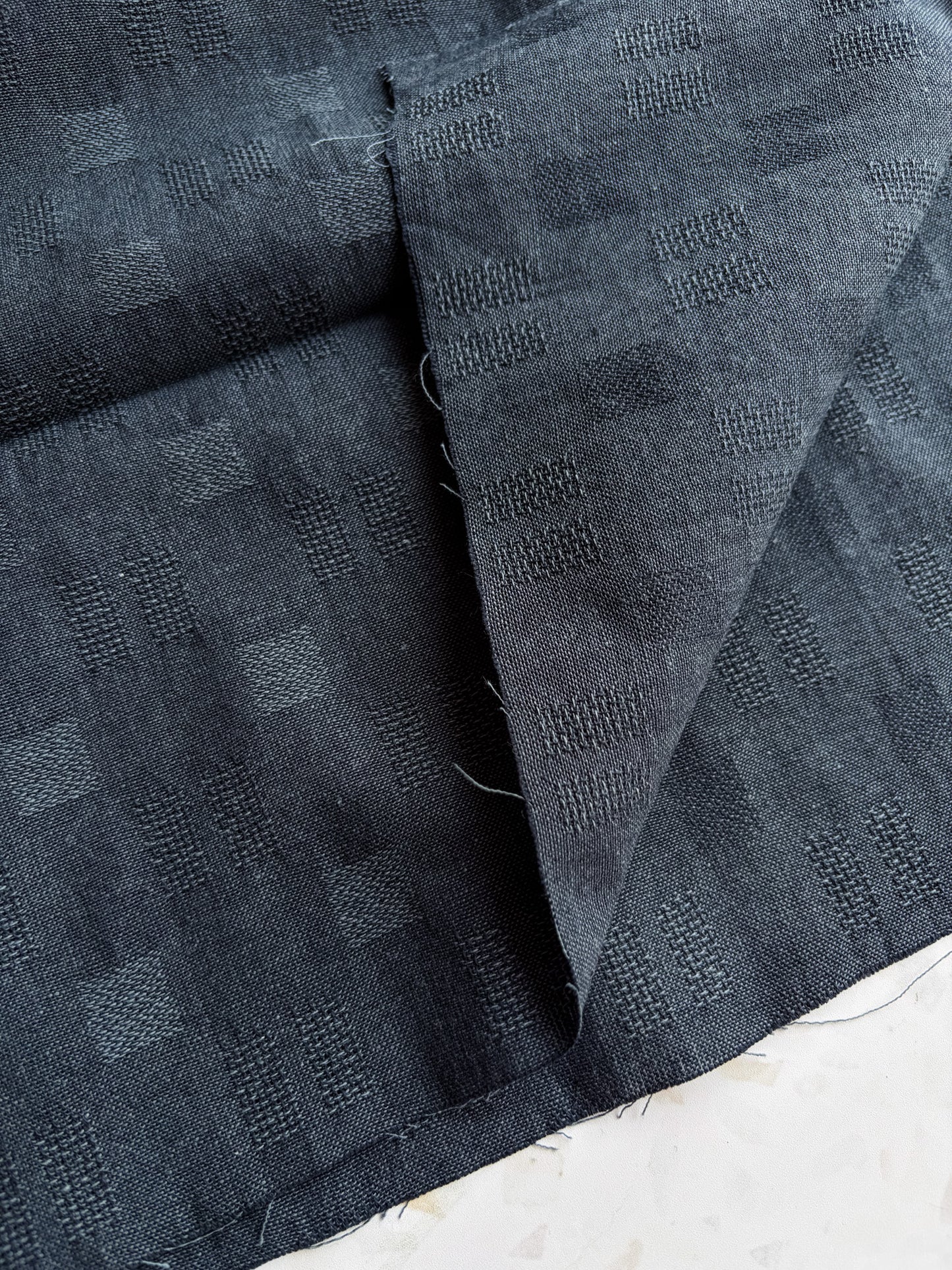 Gathering Cloth Heritage Stitch in Slate