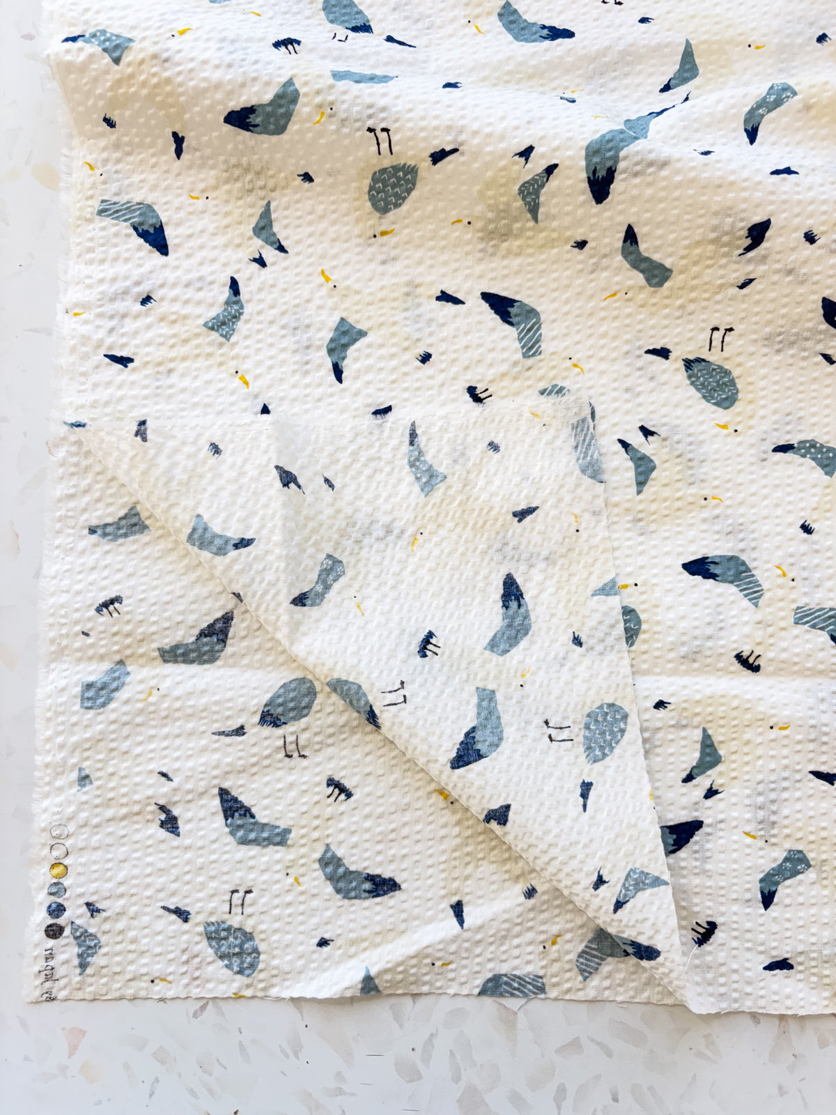 Coastal Gulls | Cotton Seersucker