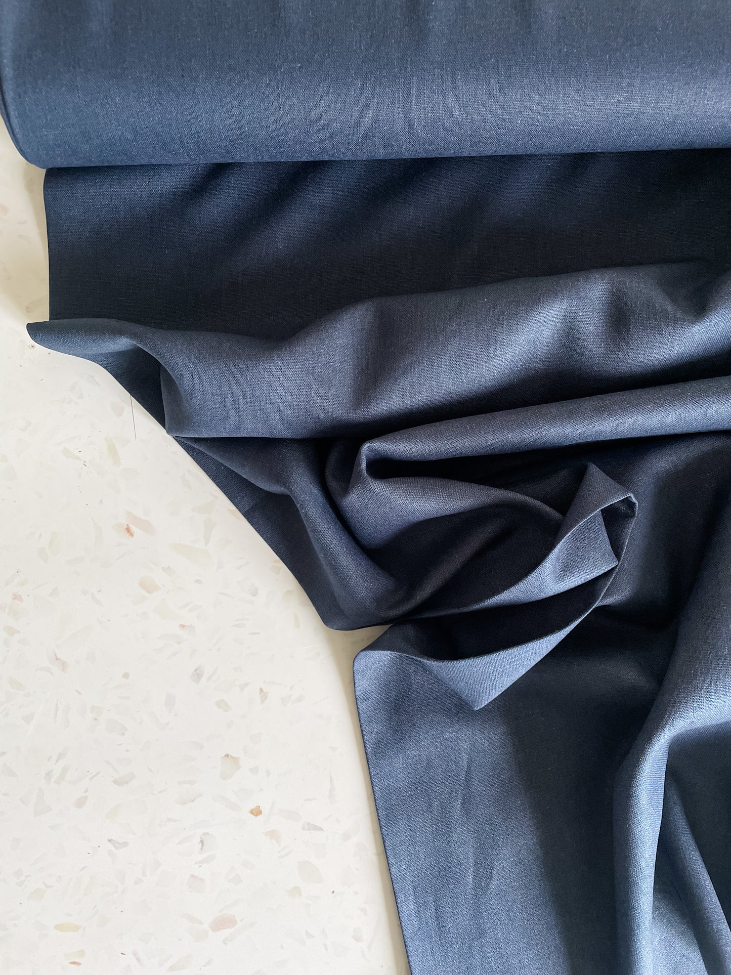 Brussels Washer Linen Blend – Indigo