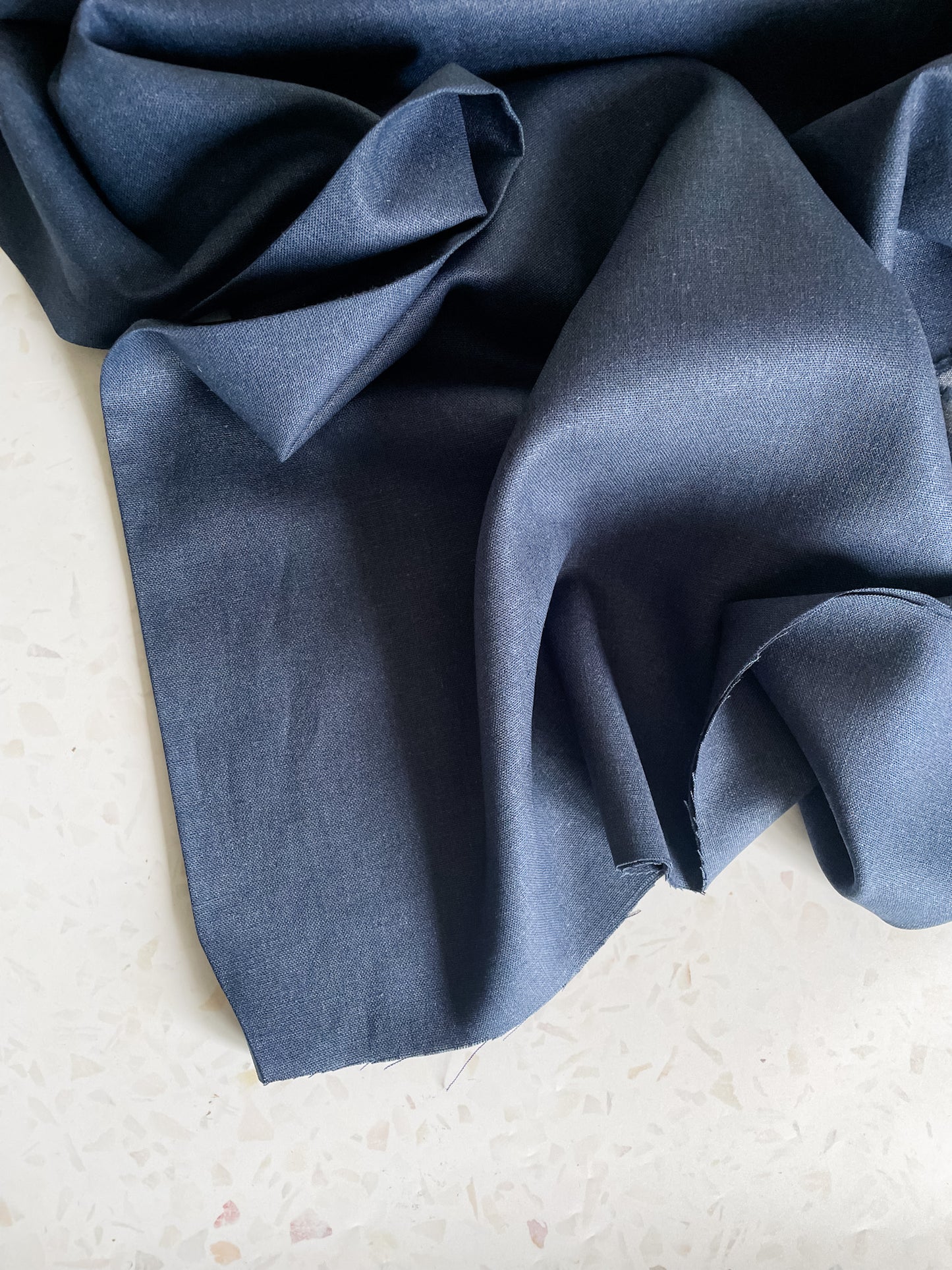 Brussels Washer Linen Blend – Indigo