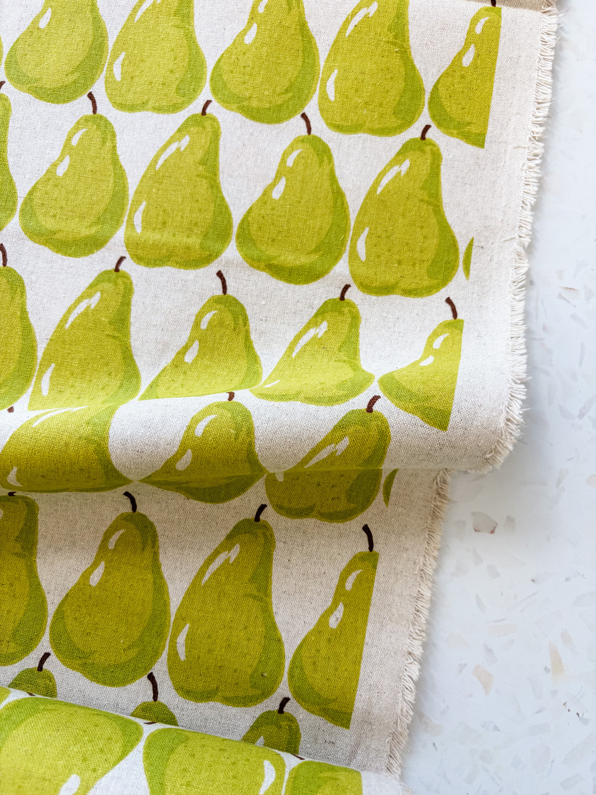 Orchard Pear | Cotton-Linen Canvas