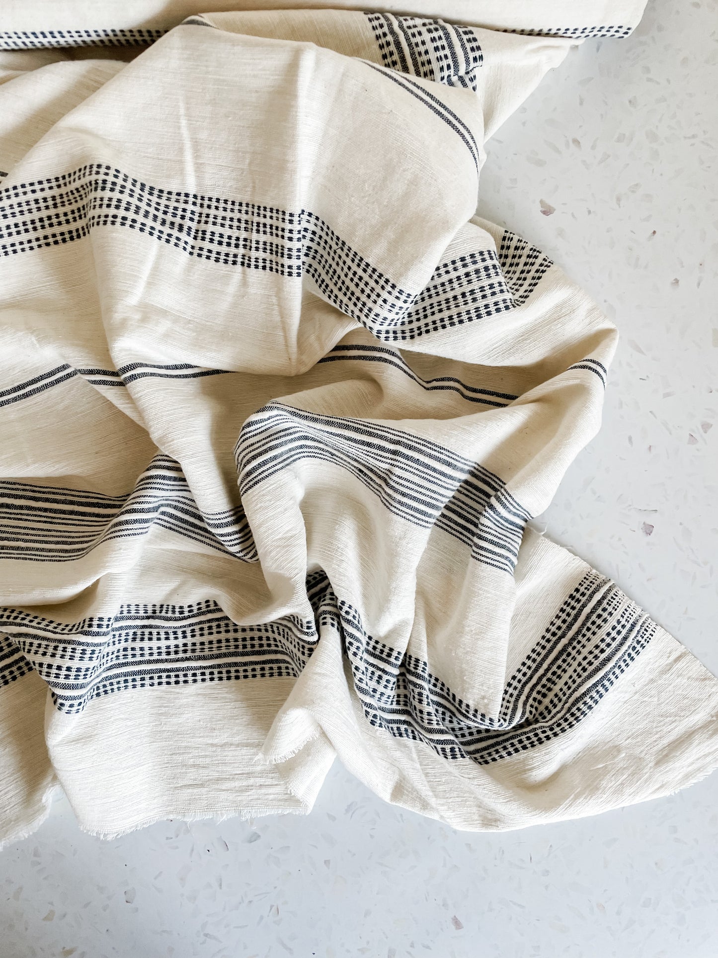 Aden Handloom Fabric – Navy