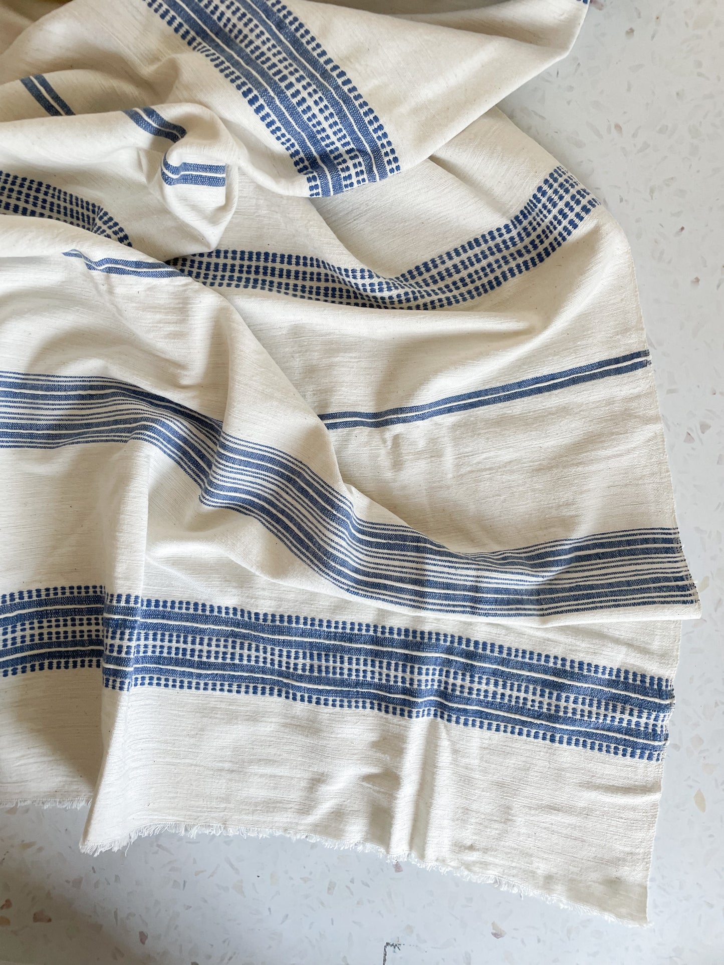 Aden Handloom Fabric – Cobalt