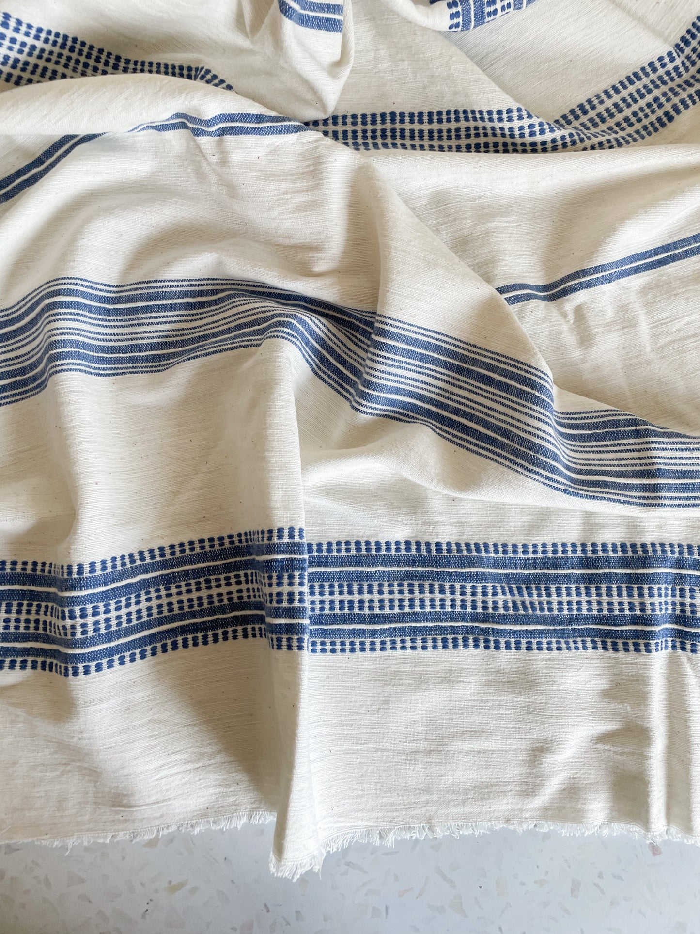 Aden Handloom Fabric – Cobalt