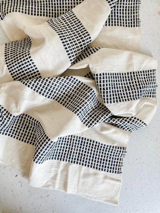 Camden Handloom Fabric – Navy