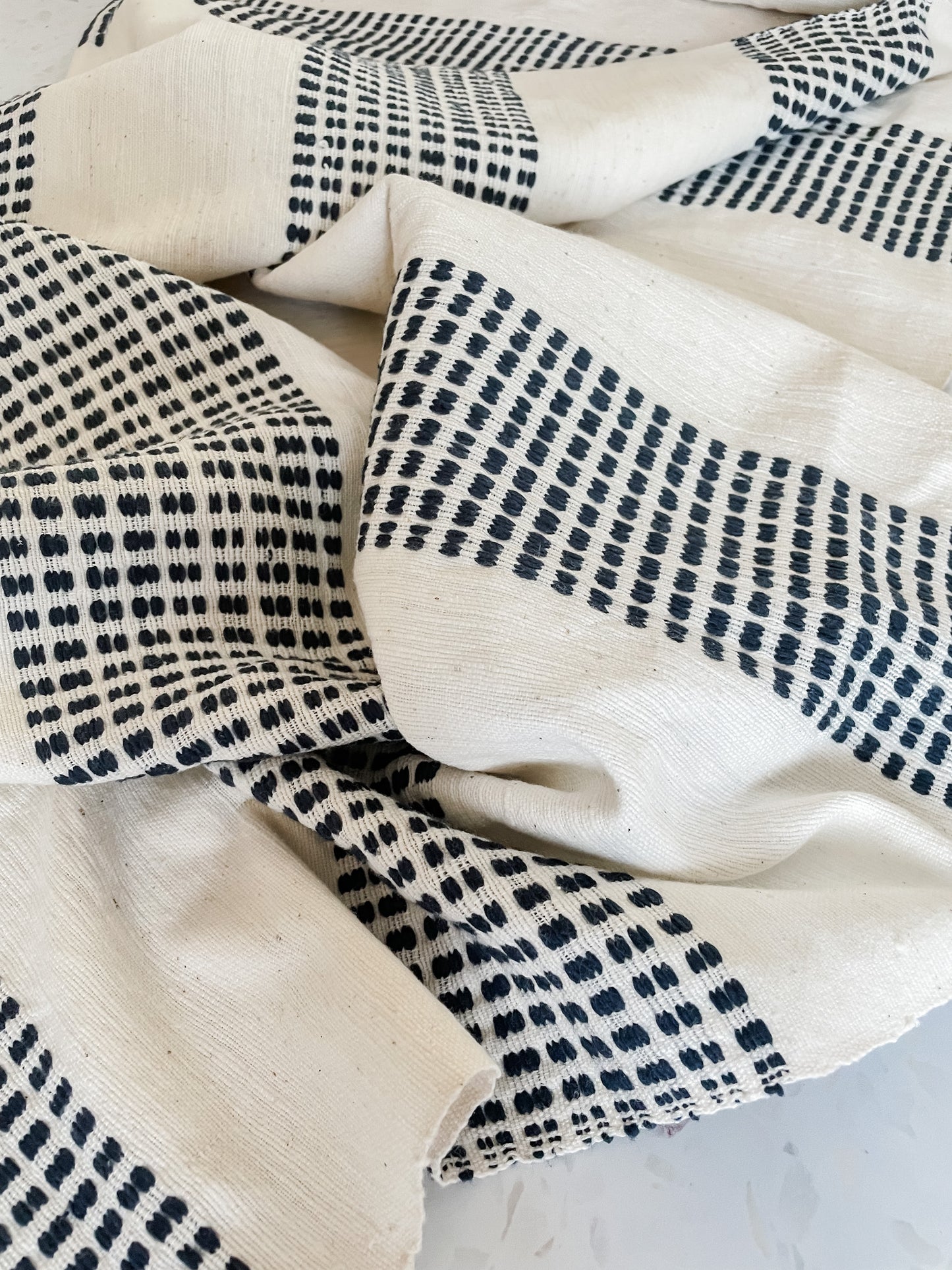 Camden Handloom Fabric – Navy
