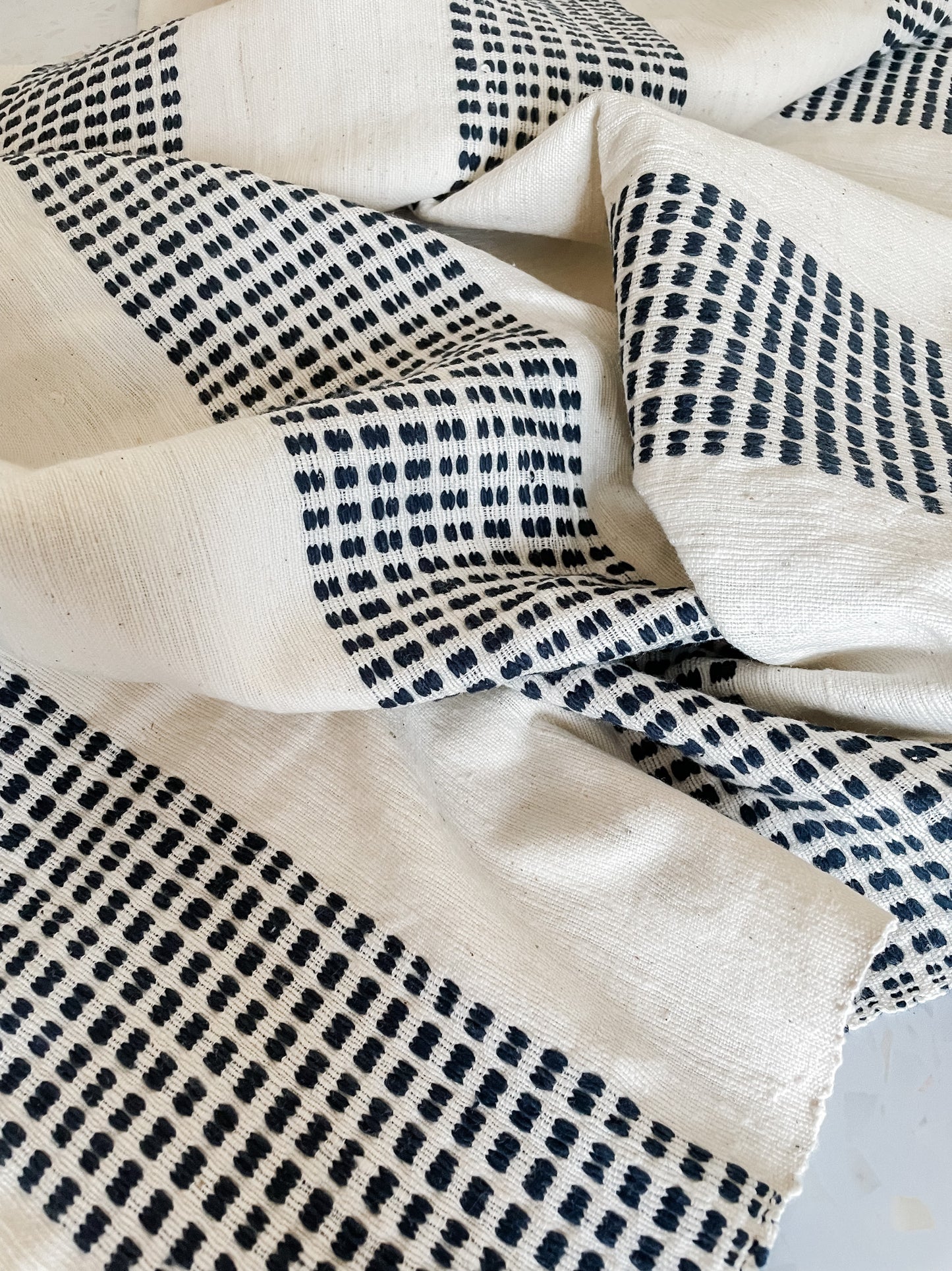 Camden Handloom Fabric – Navy
