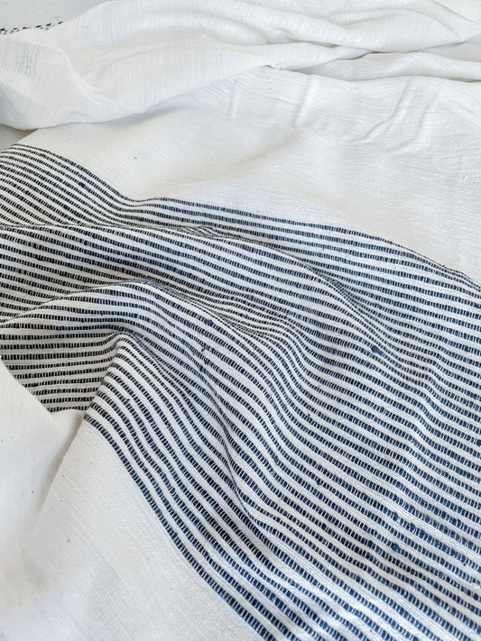 Riviera Handloom Fabric – Navy