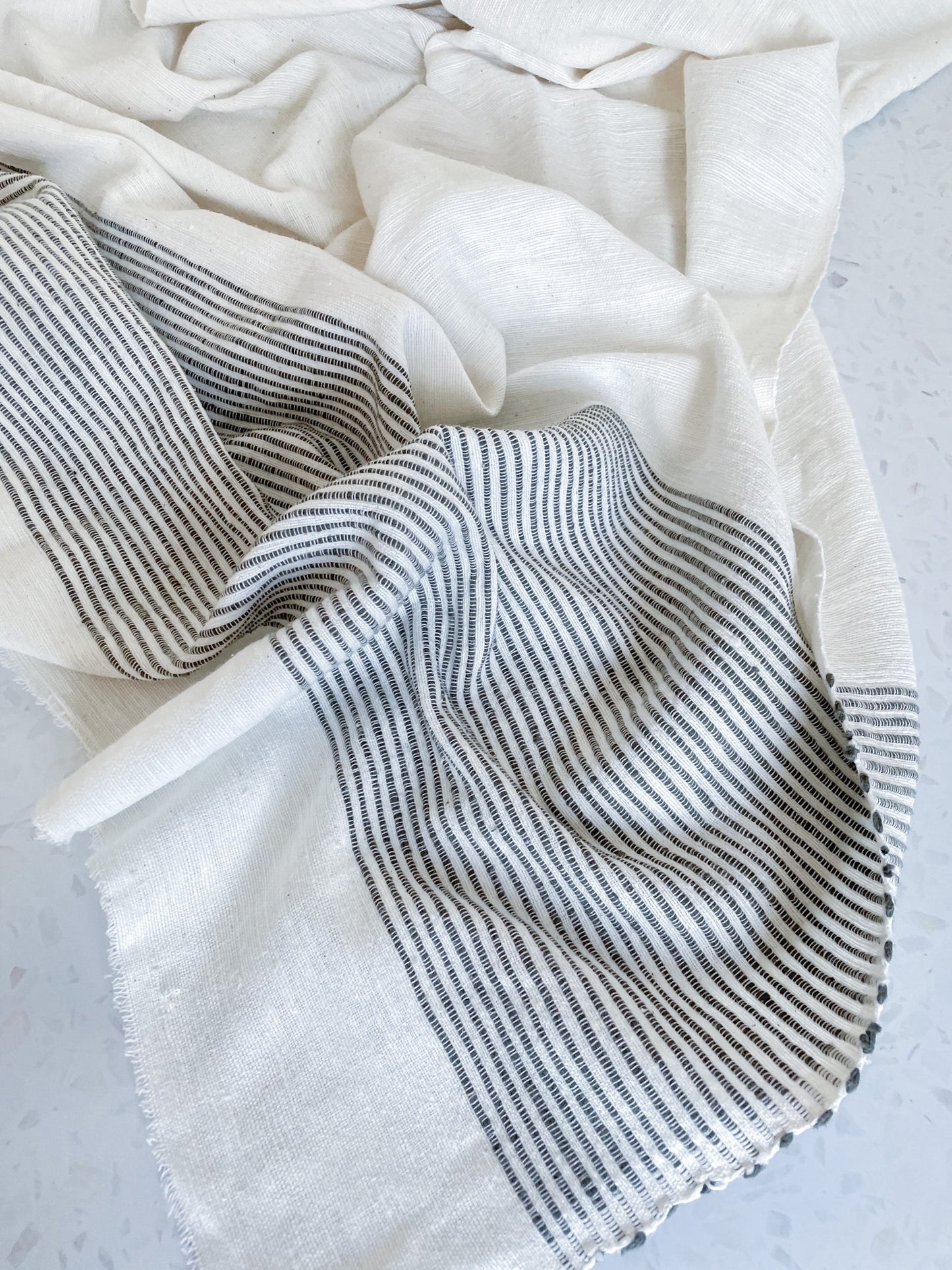 Riviera Handloom Fabric – Gray