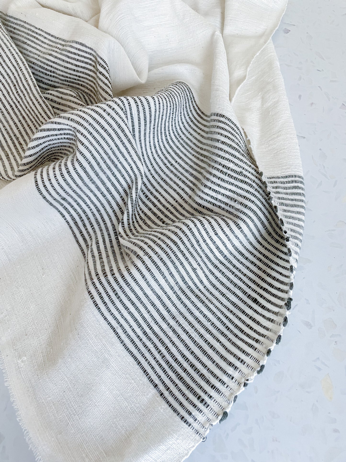 Riviera Handloom Fabric – Gray