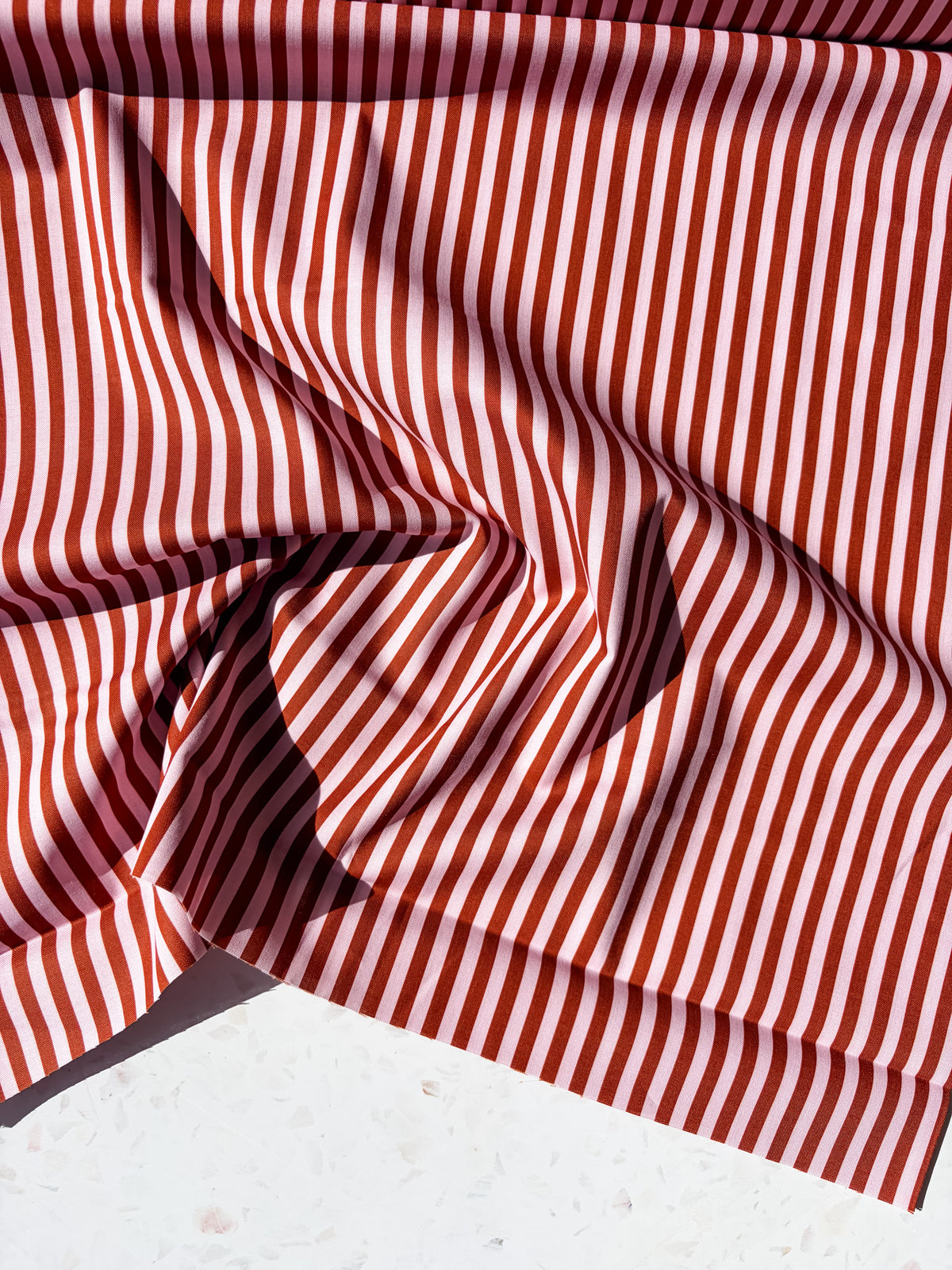 August Ellery Stationer's Stripe | Rose Ganache