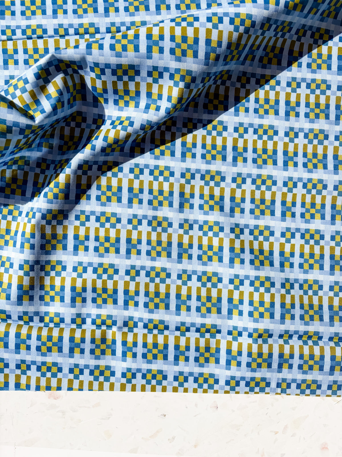 August Ellery Patchwork Check | Delft Olive