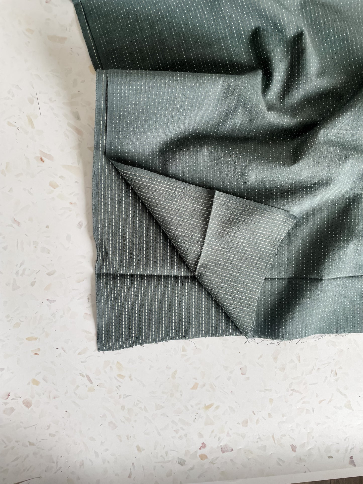Nikko Topstitch – Blue Suede