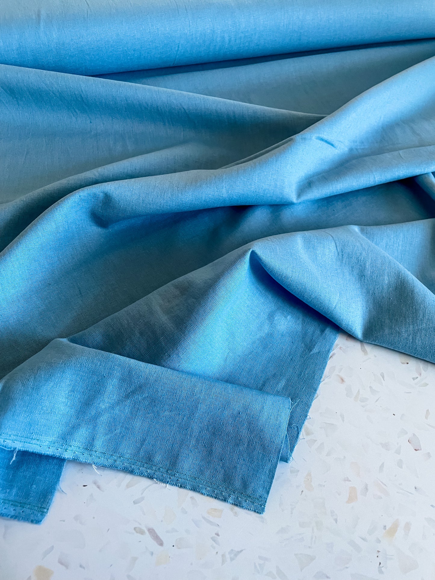 Premium Linen Blend – Vintage Denim