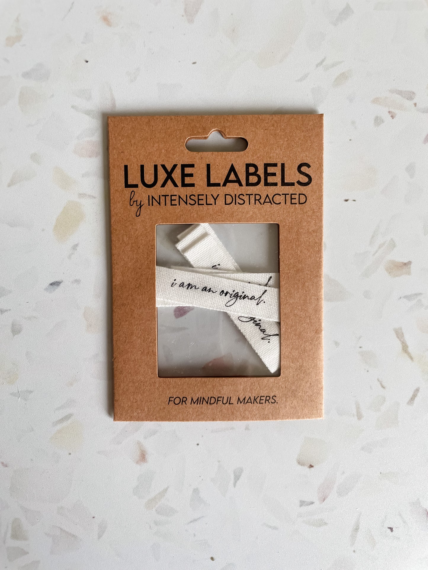 Cotton Luxe Labels: I Am An Original