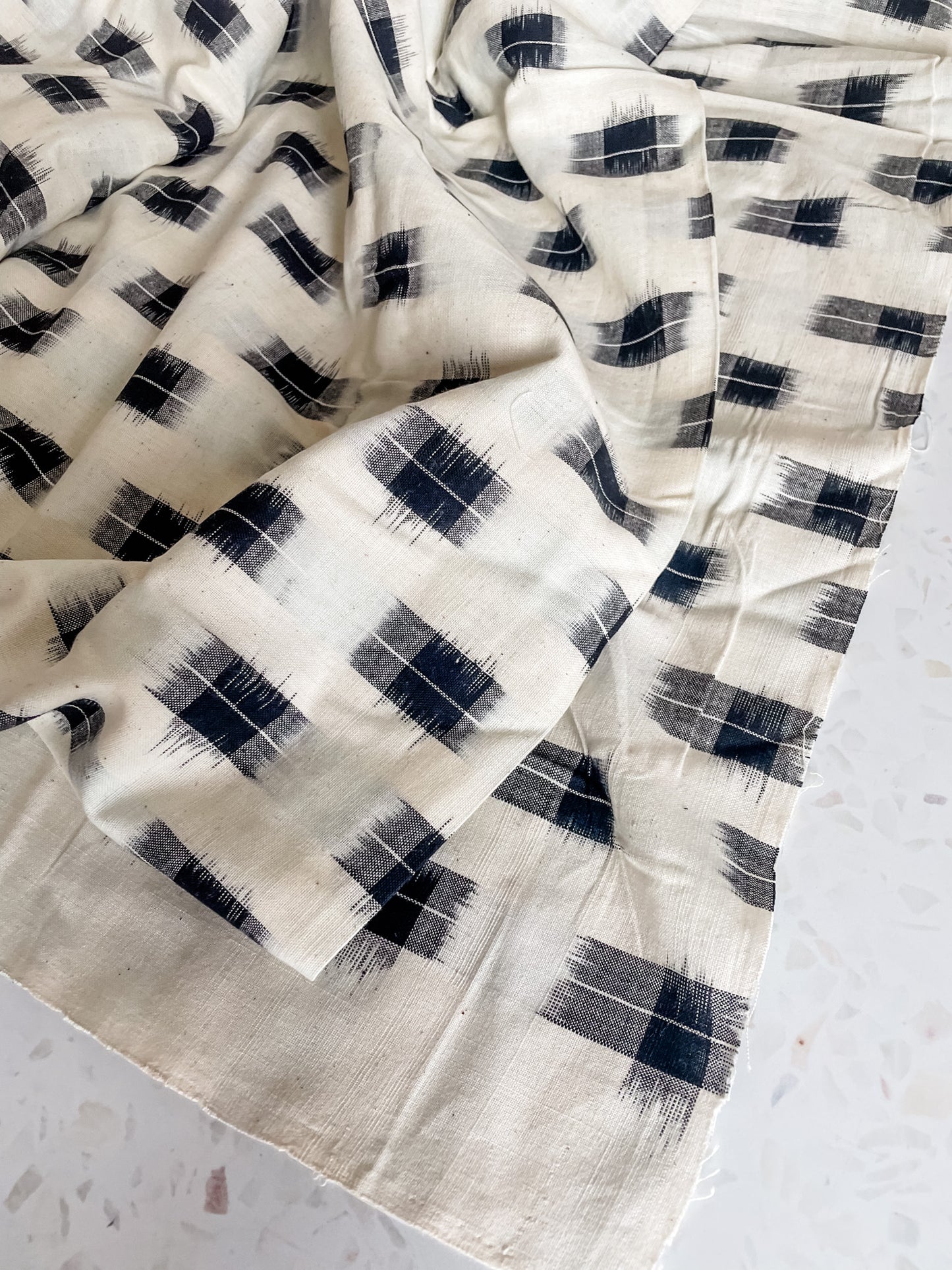Indian Cotton – Snowcap Ikat