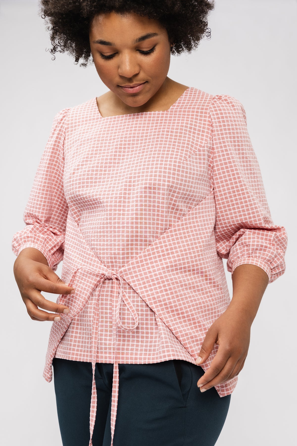 Lilja Dress, Pinafore & Blouse by Named Clothing | Printed Pattern