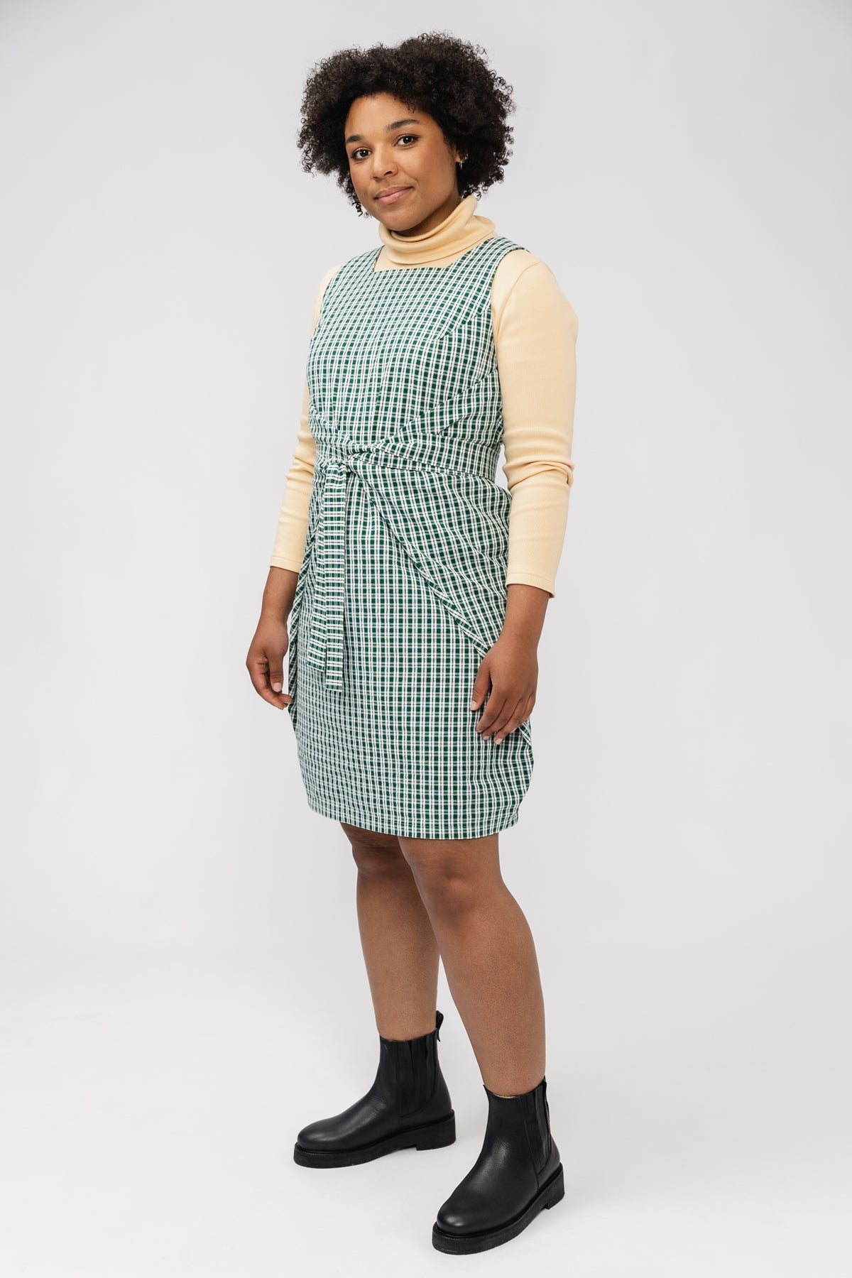 Lilja Dress, Pinafore & Blouse by Named Clothing | Printed Pattern