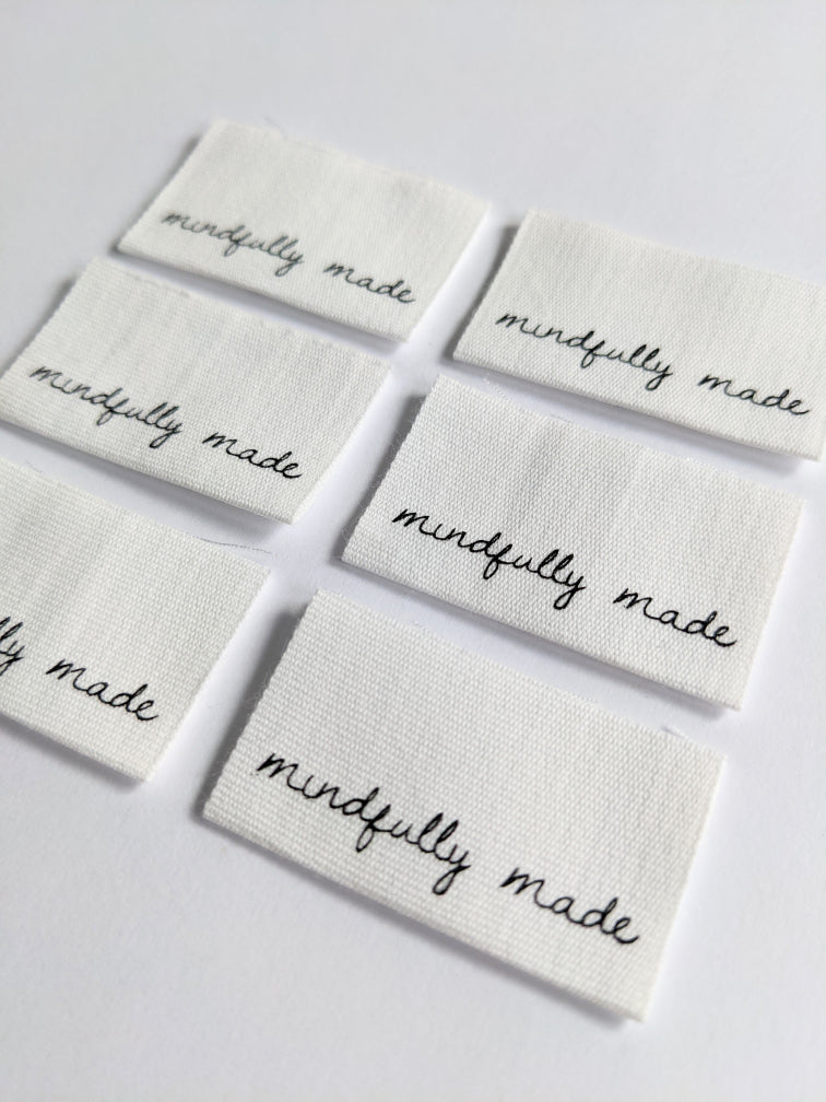 Cotton Luxe Labels: Mindfully Made