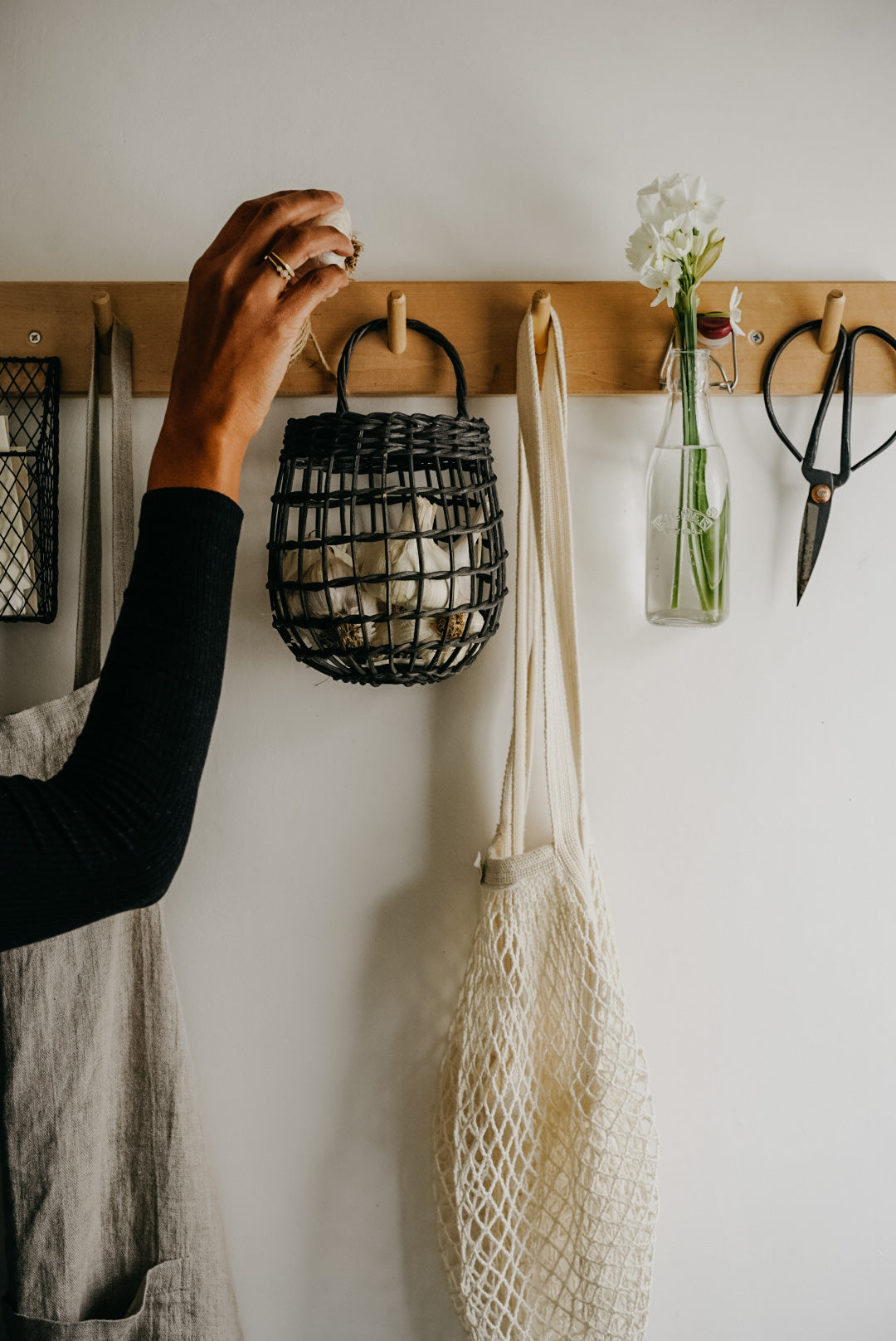 Olli Ella Round Rattan Hanging Baskets