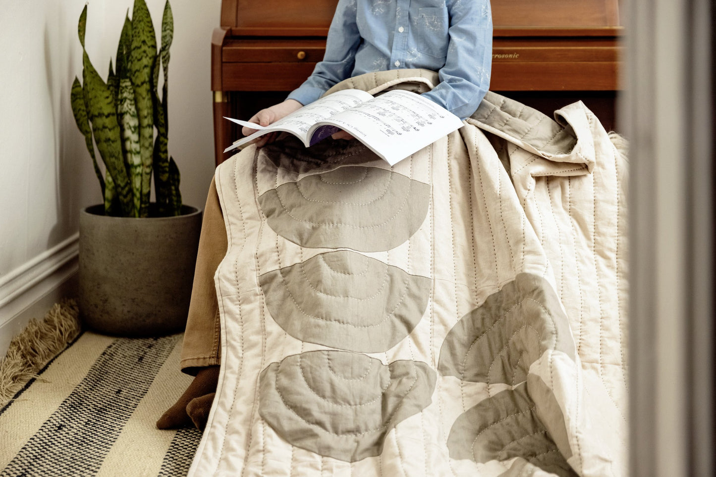 Lune Quilt Kit // Quilting by Hand by Riane Elise