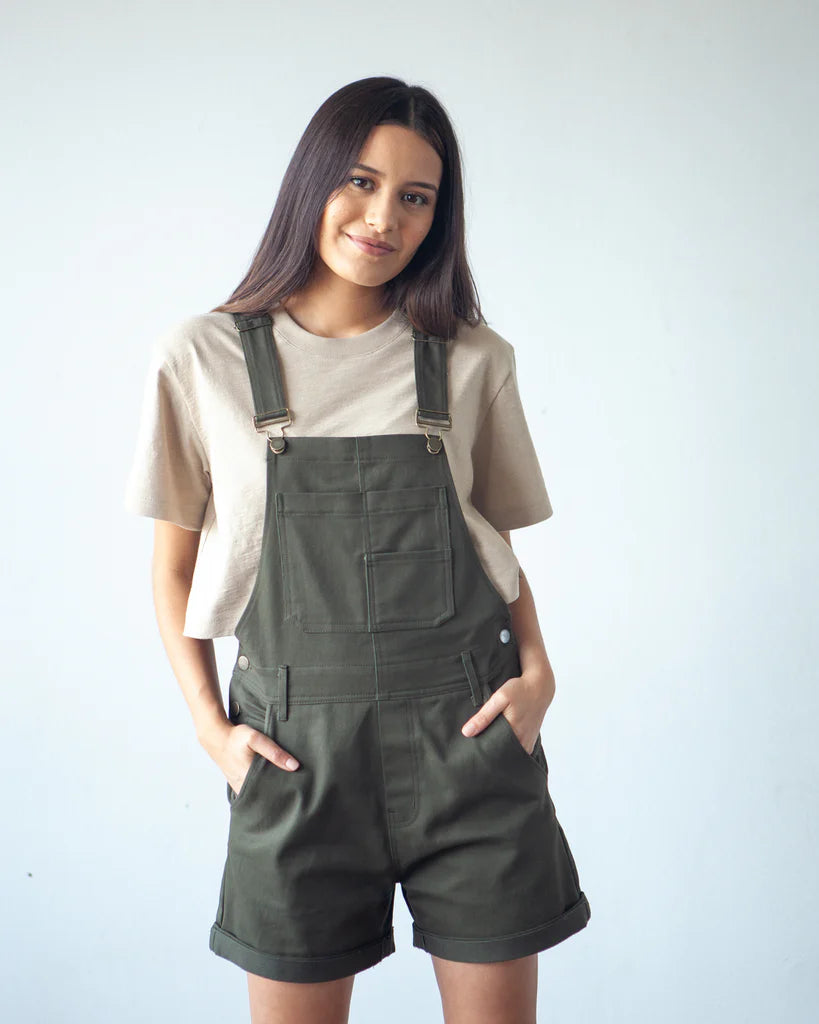 Riley Overalls by True Bias | Printed Pattern