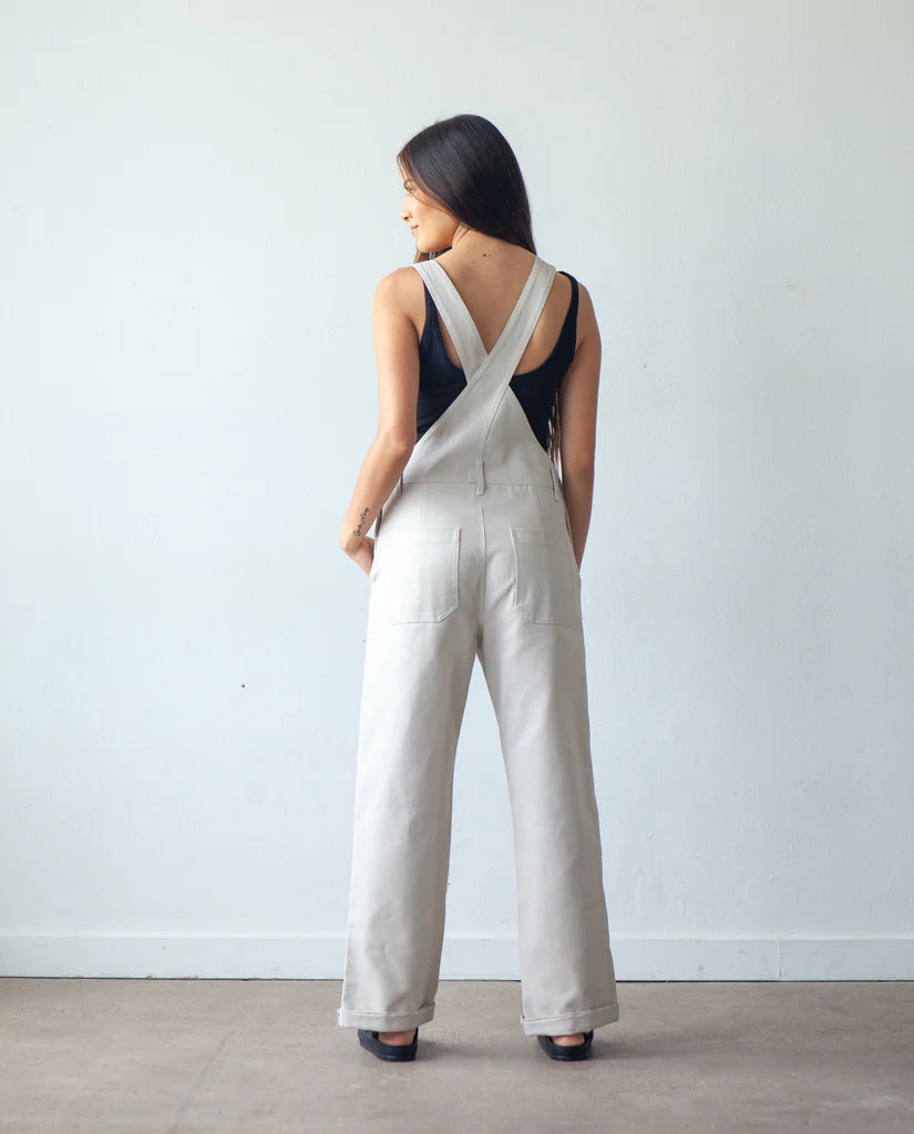 Riley Overalls by True Bias | Printed Pattern