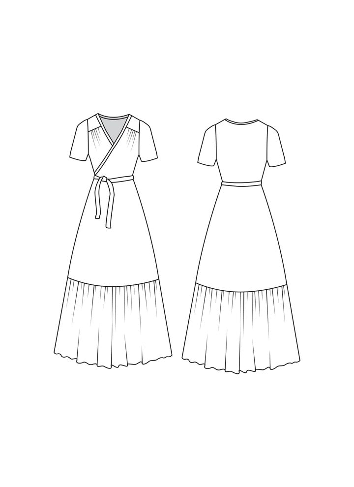 The Westcliff Dress by Friday Pattern Co. | Printed Pattern