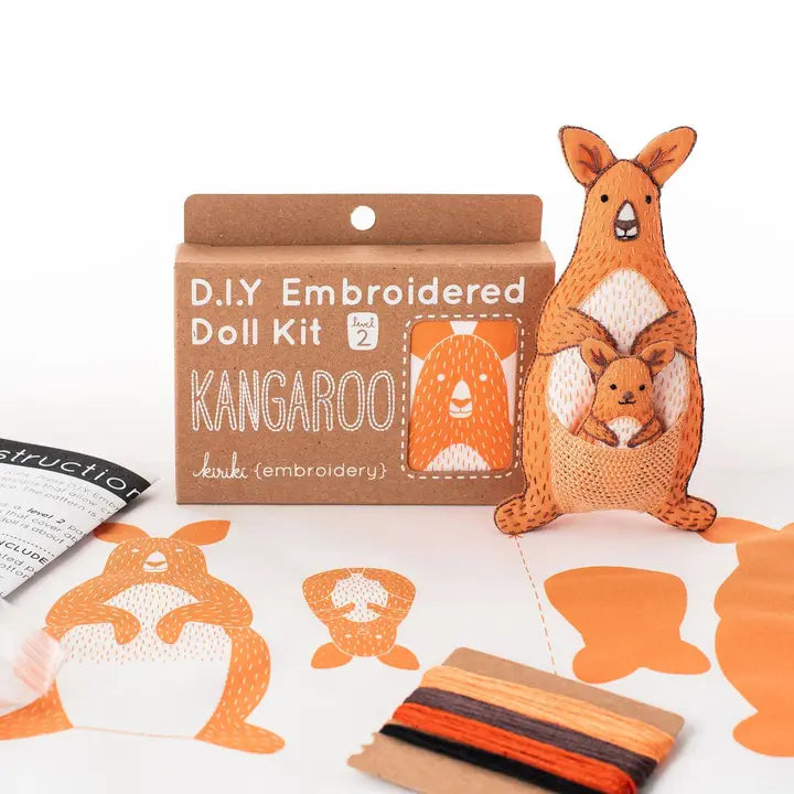Kangaroo Doll Embroidery Kit