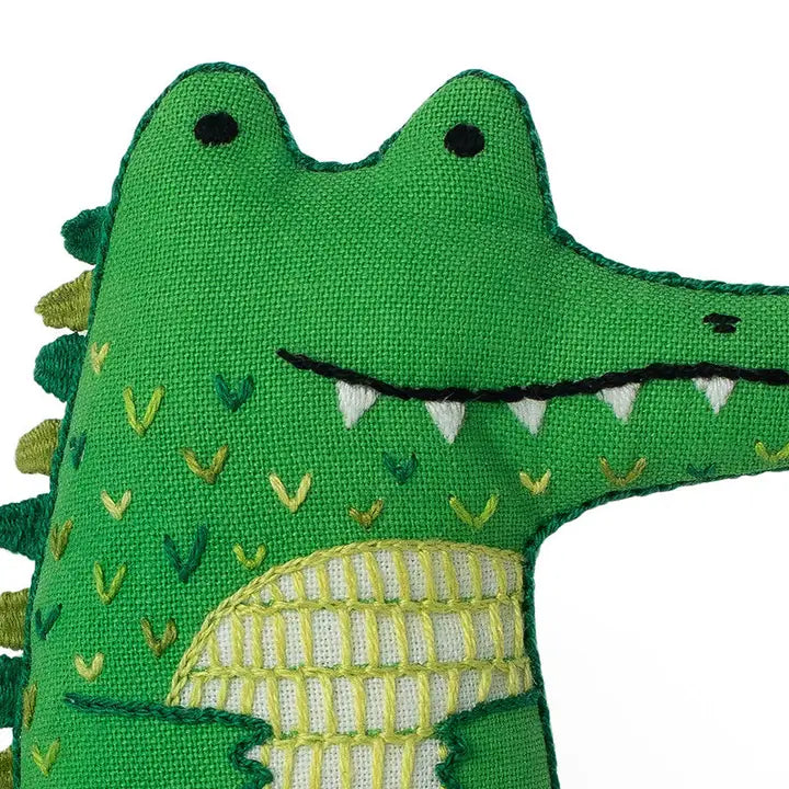 Alligator Doll Embroidery Kit