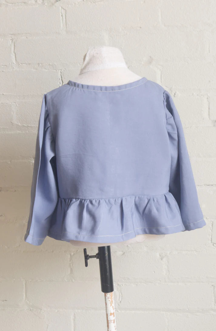 Peplum Shirt Pattern by Fionna Hanna | Printed Pattern