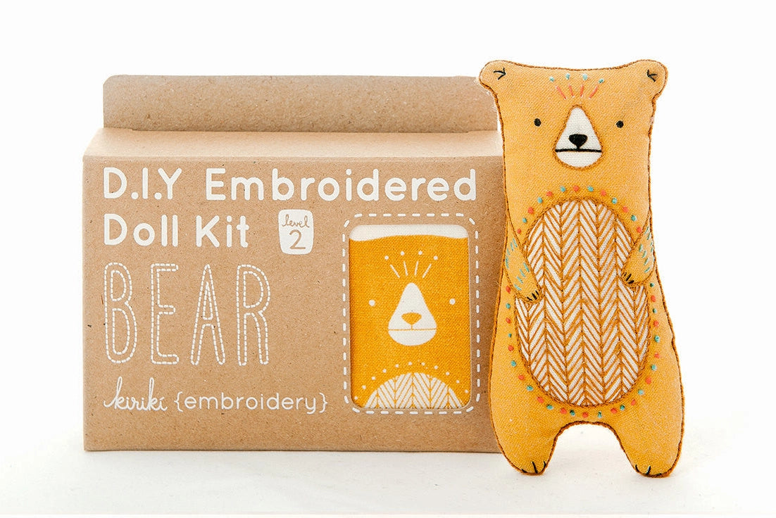 Bear Doll Embroidery Kit
