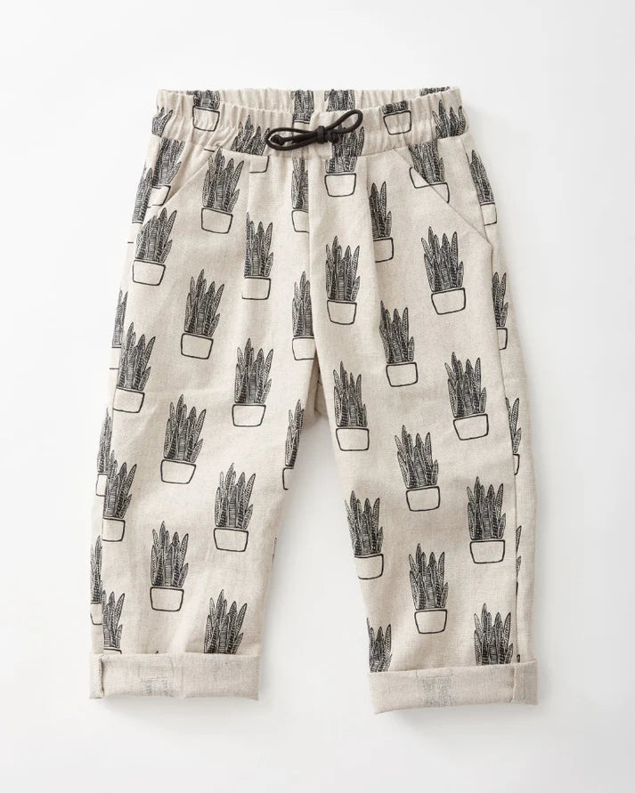 Cactus Pants Children's Sewing Pattern by Fionna Hanna | Printed Pattern