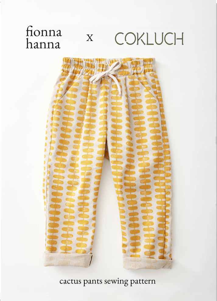 Cactus Pants Children's Sewing Pattern by Fionna Hanna | Printed Pattern