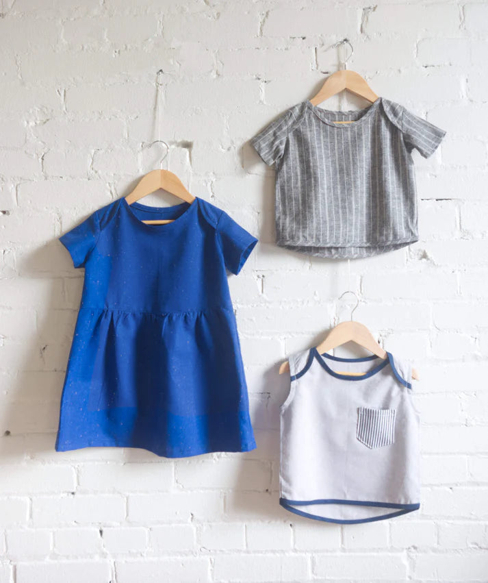 Apple Shirt Children's Sewing Pattern by Fionna Hanna | Printed Pattern