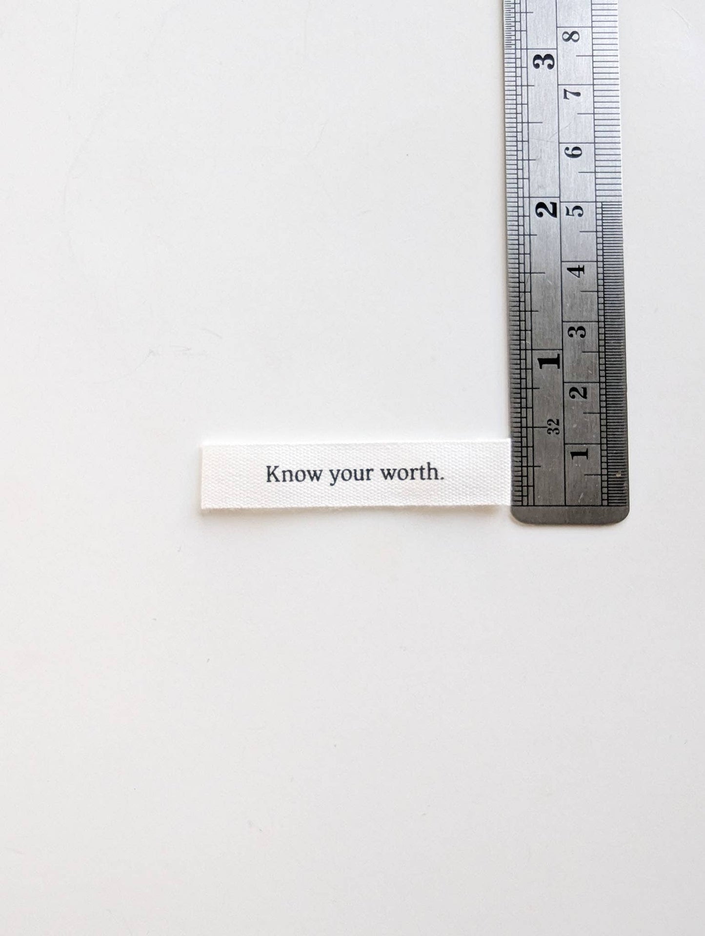"Know Your Worth" Labels