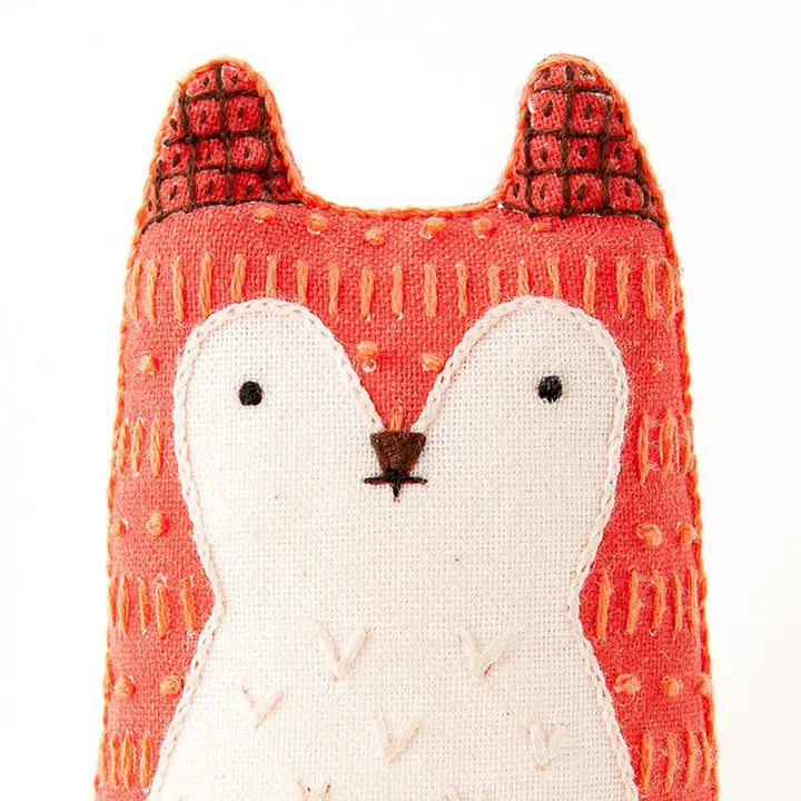 Fox Doll Embroidery Kit