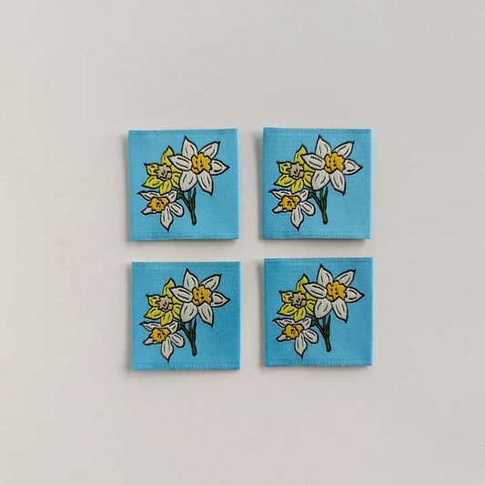 Garment Labels: March Birth Flowers - Daffodils