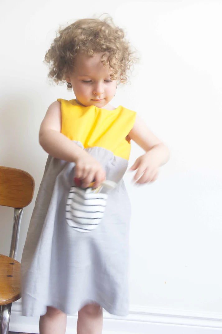 Pencil Dress Pattern & Iron-On Decals by Fionna Hanna | Printed Pattern