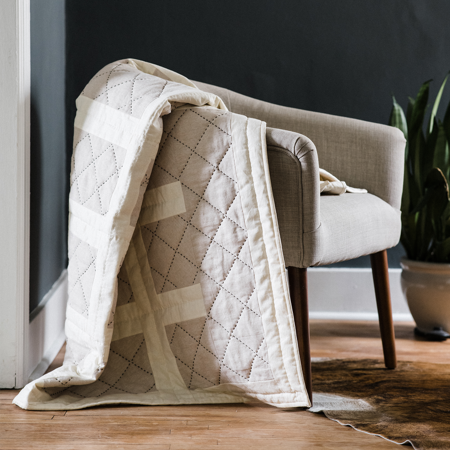 Grid Quilt Pattern by Riane Elise | Printed Pattern