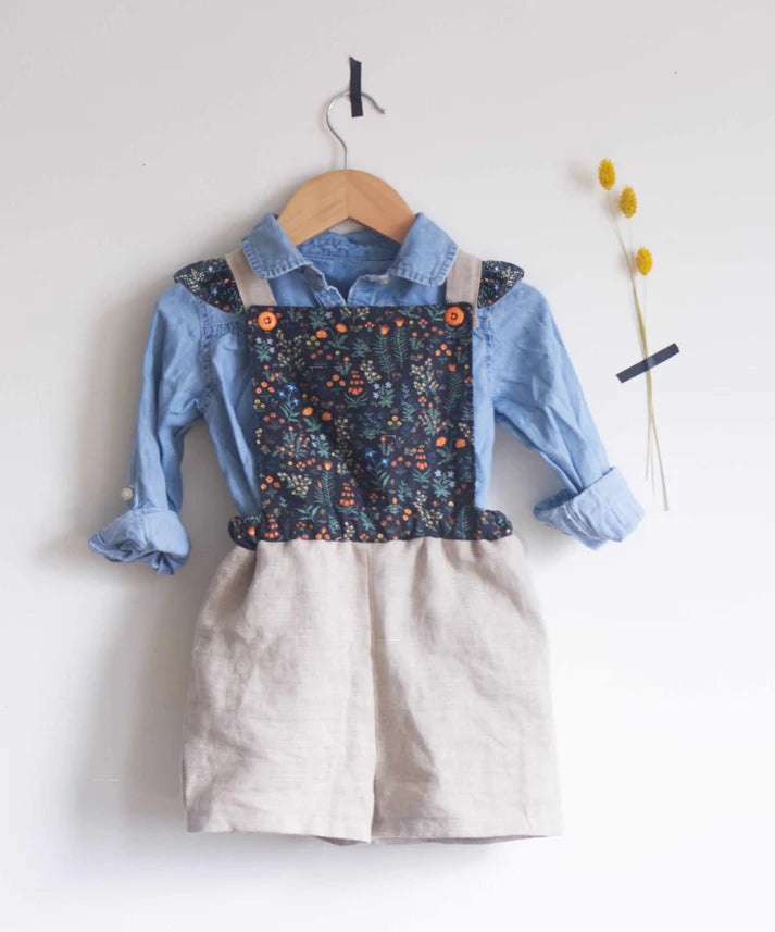 Ruffle Romper Pattern by Fionna Hanna | Printed Pattern