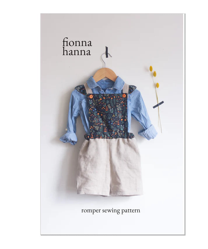 Ruffle Romper Pattern by Fionna Hanna | Printed Pattern
