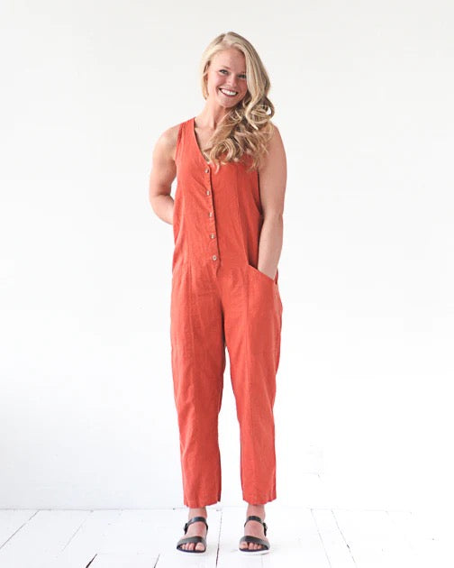 Rory Jumpsuit by True Bias | Printed Pattern